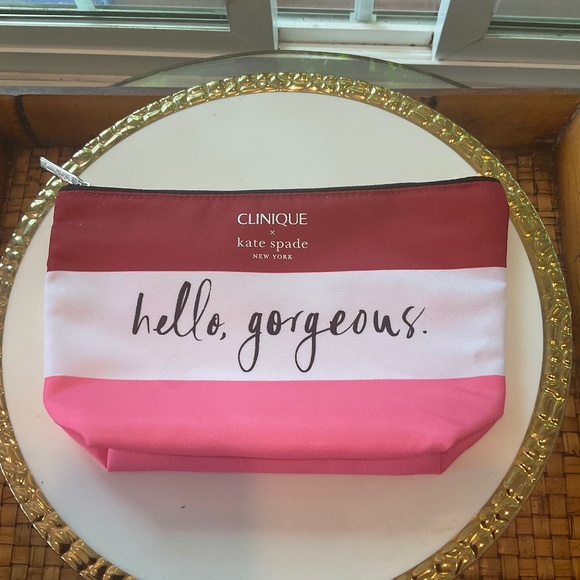 Kate Spade Clinique “Hello Gorgeous” Cosmetic Bag - Picture 1 of 4